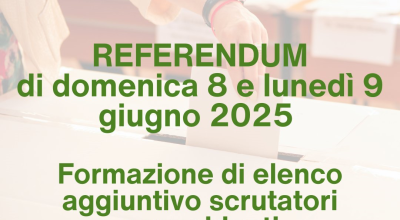REFERENDUM POPOLARI ABROGATIVI DELL’ 8 E 9 GIUGNO 2025 -  Formazione elen...