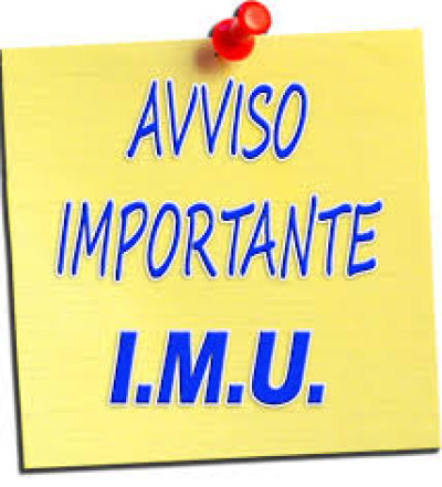 Avviso IMU saldo 2016