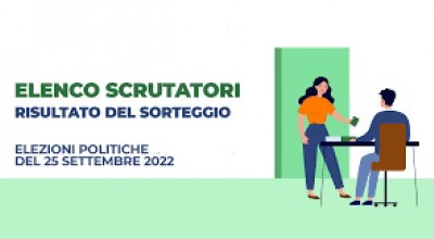 ELENCO SCRUTATORI NOMINATI PER LE ELEZIONI POLITICHE DEL 25/09/2022