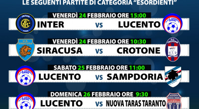 Torneo di calcio presso lo Stadio Comunale Generale Luigi Basurto. 