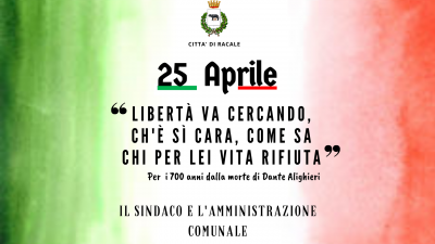  25 Aprile 2021 - Festa della Liberazione