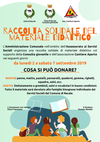 Raccolta Solidale del Materiale Didattico