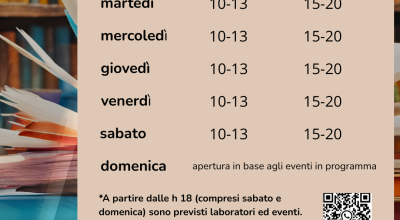 Orari di apertura al pubblico della Biblioteca Comunale Ready Community...