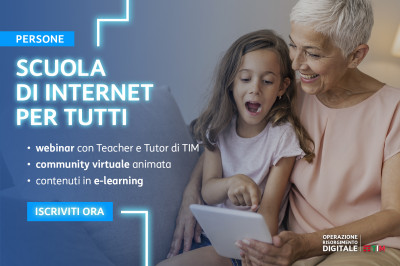 SCUOLA DI INTERNET PER TUTTI  Per diventare protagonisti del cambiamento