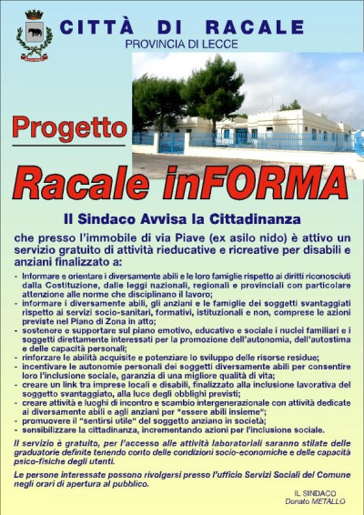 Racale inFORMA