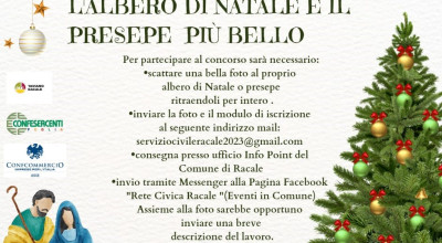 Iniziativa L'ALBERO DI NATALE E IL PRESEPE PIU' BELLO.