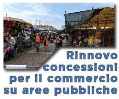 Avviso pubblico e schema di domanda per rinnovo concessioni di posteggi su ar...