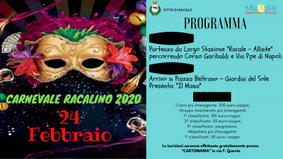 Carnevale racalino 2020