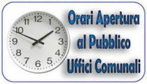 Orari Uffici Comunali