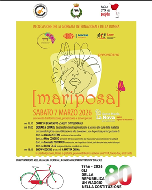 Giornata internazionale della donna - sabato 7 marzo 2026 - Evento Mariposa