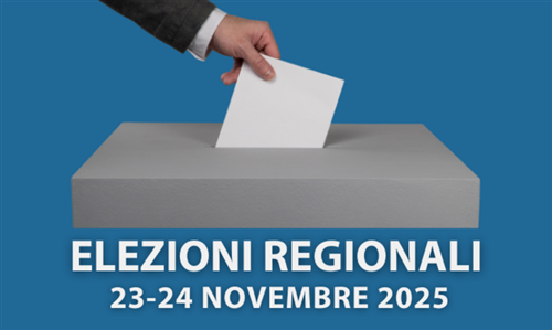 Elezioni Regionali di domenica 23 novembre e lunedì 24 novembre 2025.