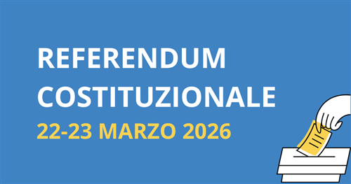 Referendum popolare confermativo 22 e 23 Marzo 2026
